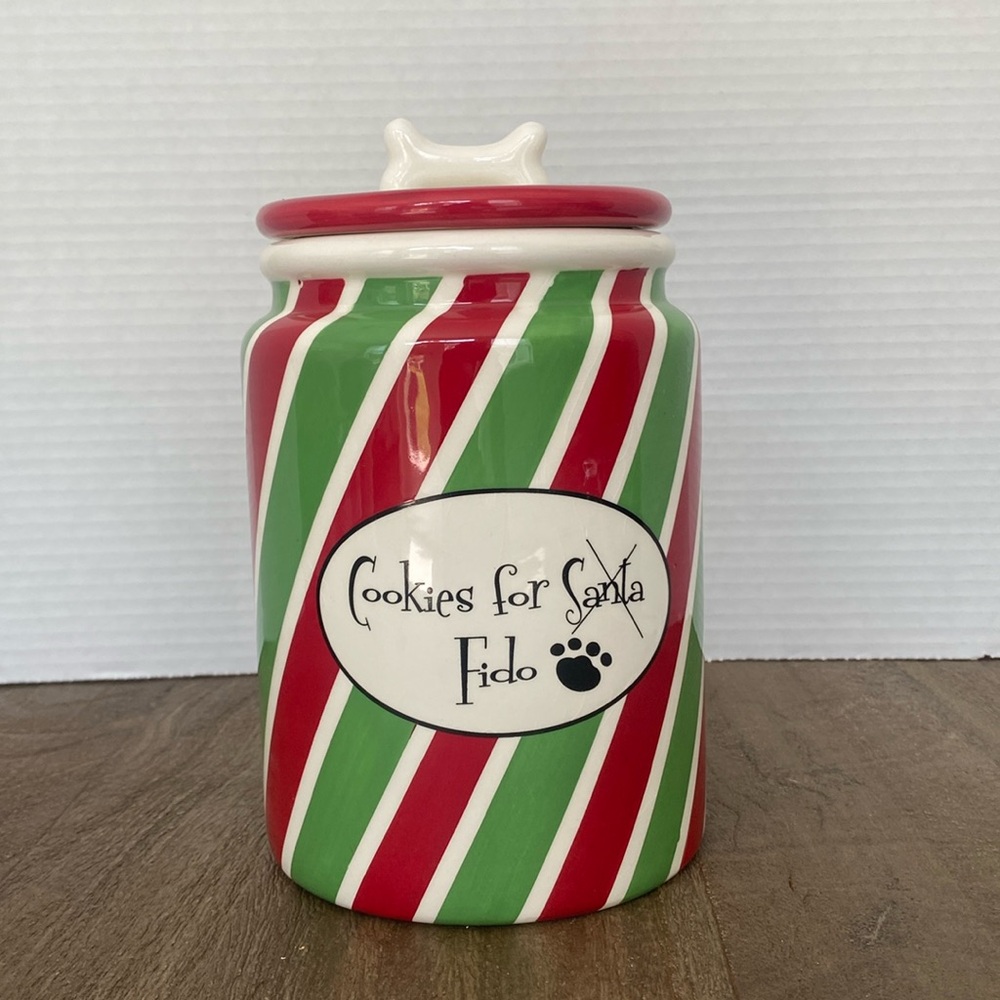Dog Treat Christmas Cookie‎ Jar